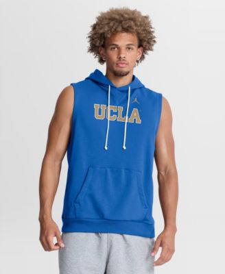 Men's Blue UCLA Bruins 2026 Sideline Sleeveless Dri-FIT Hoodie