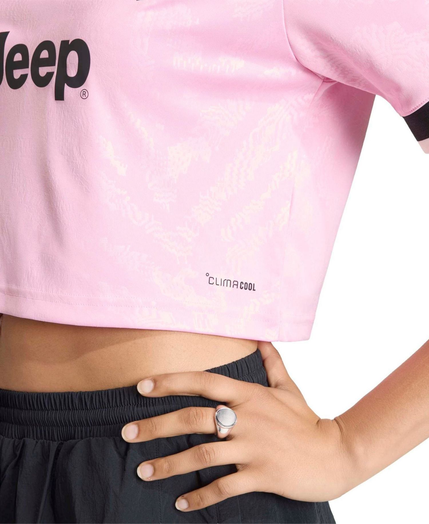 Women's Pink Juventus 2026/27 Away Cropped Replica Jersey