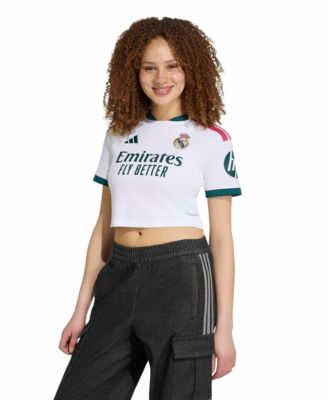 Women's White Real Madrid 2026/27 Home Cropped Replica Jersey