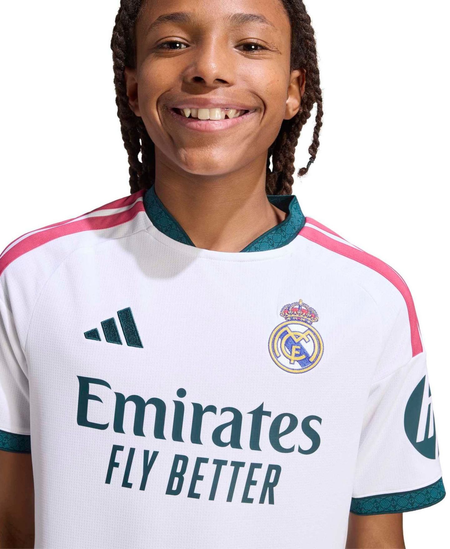 Детское джерси adidas Big Boys and Girls White Real Madrid 2026/27 Home Replica Jersey — фото 5