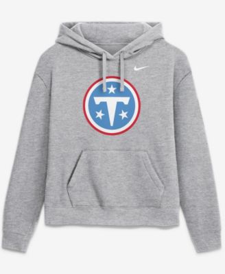 Women's Heather Gray Tennessee Titans Primetime Club Hoodie