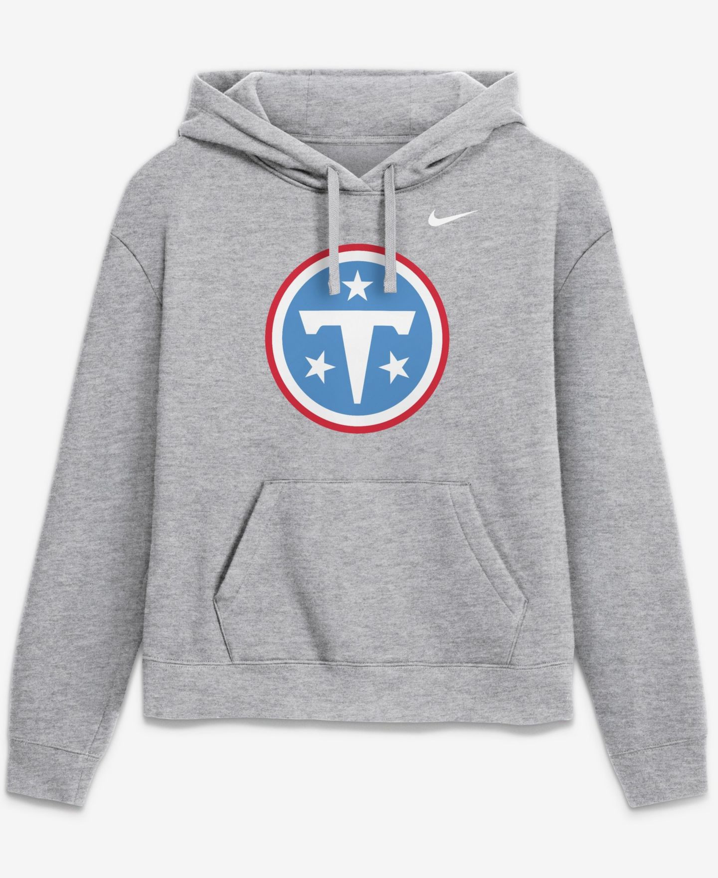Женское худи Nike Heather Gray Tennessee Titans Primetime Club — фото 1