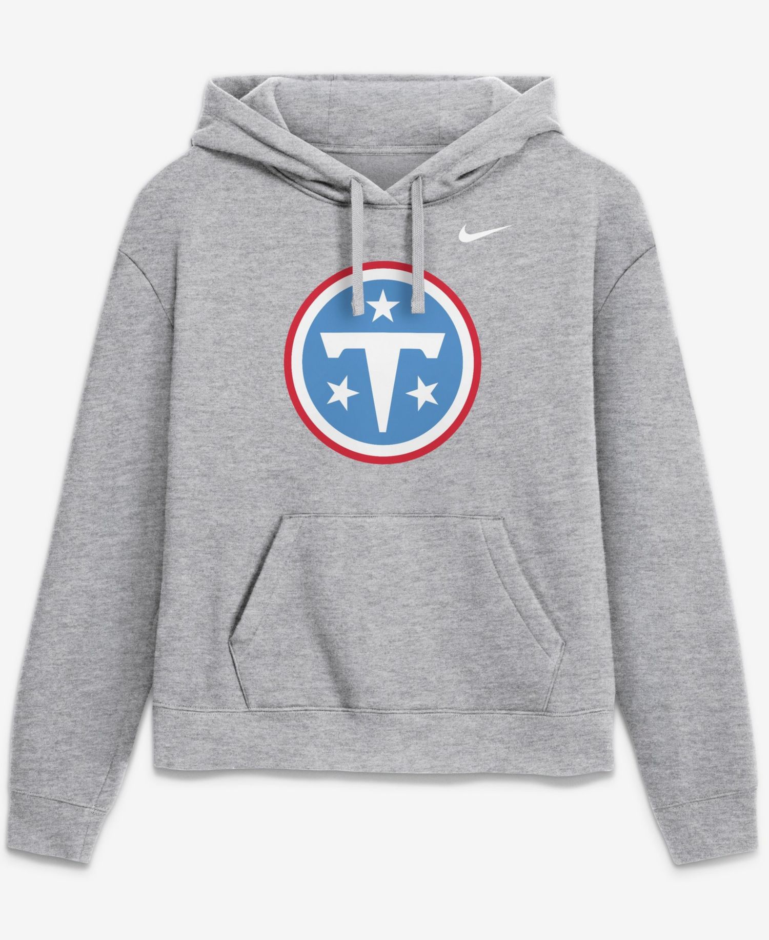 Women's Heather Gray Tennessee Titans Primetime Club Hoodie