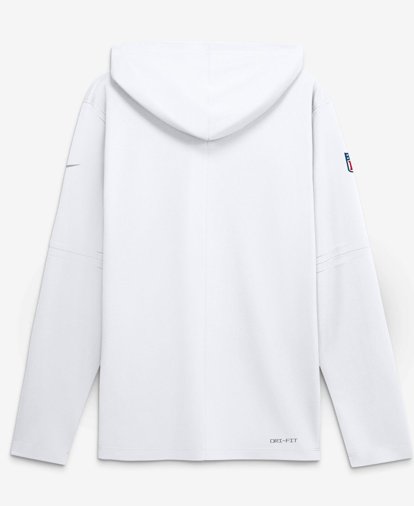 Мужская футболка Nike Los Angeles Rams Fearsome White Sideline Lightweight Long Sleeve Hooded Dri-FIT — фото 2