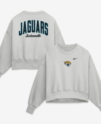 Women's Gray Jacksonville Jaguars Oversized Primetime Phoenix Fleece Sweatshirt