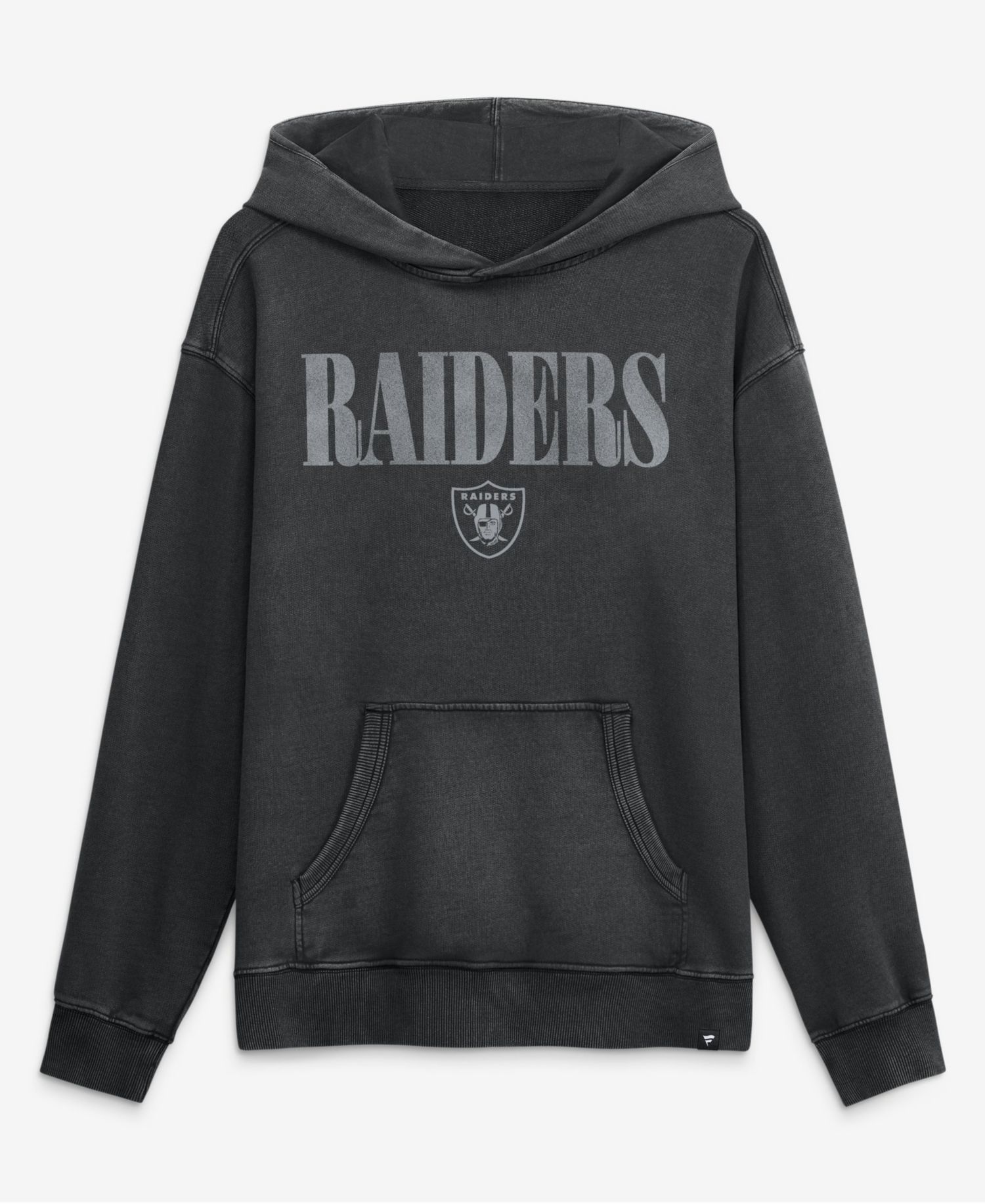 Men's Black Las Vegas Raiders Relaxed Intense Rivalry French Terry Hoodie