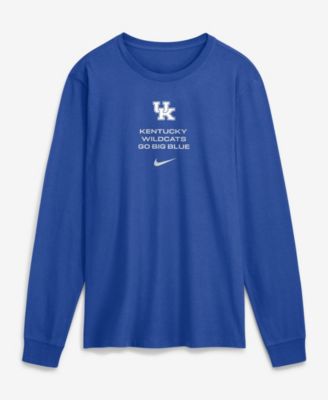 Men's Royal Kentucky Wildcats 2026 Sideline Dri-FITLong sleeves T-Shirt