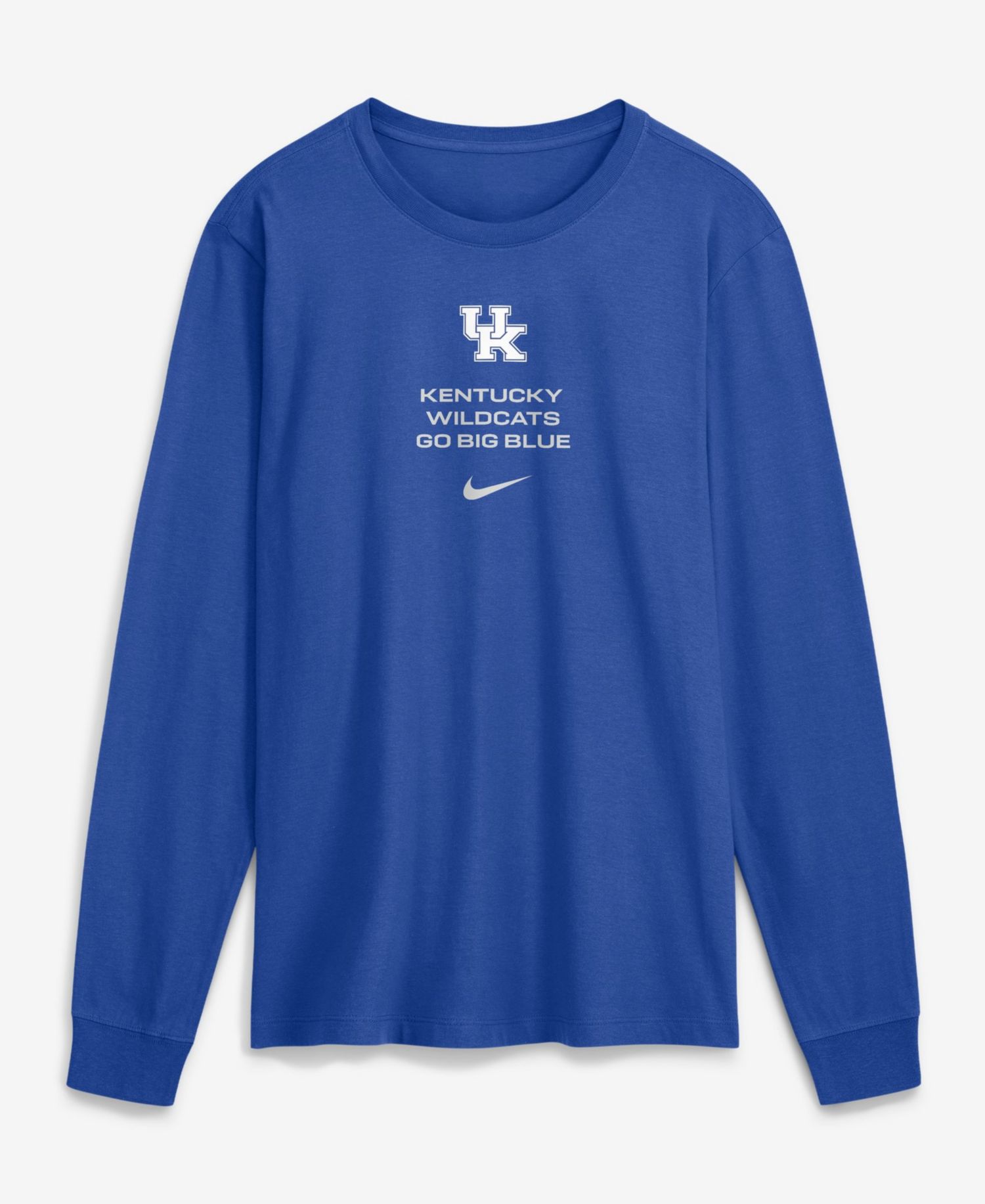 Men's Royal Kentucky Wildcats 2026 Sideline Dri-FIT Long Sleeve T-Shirt