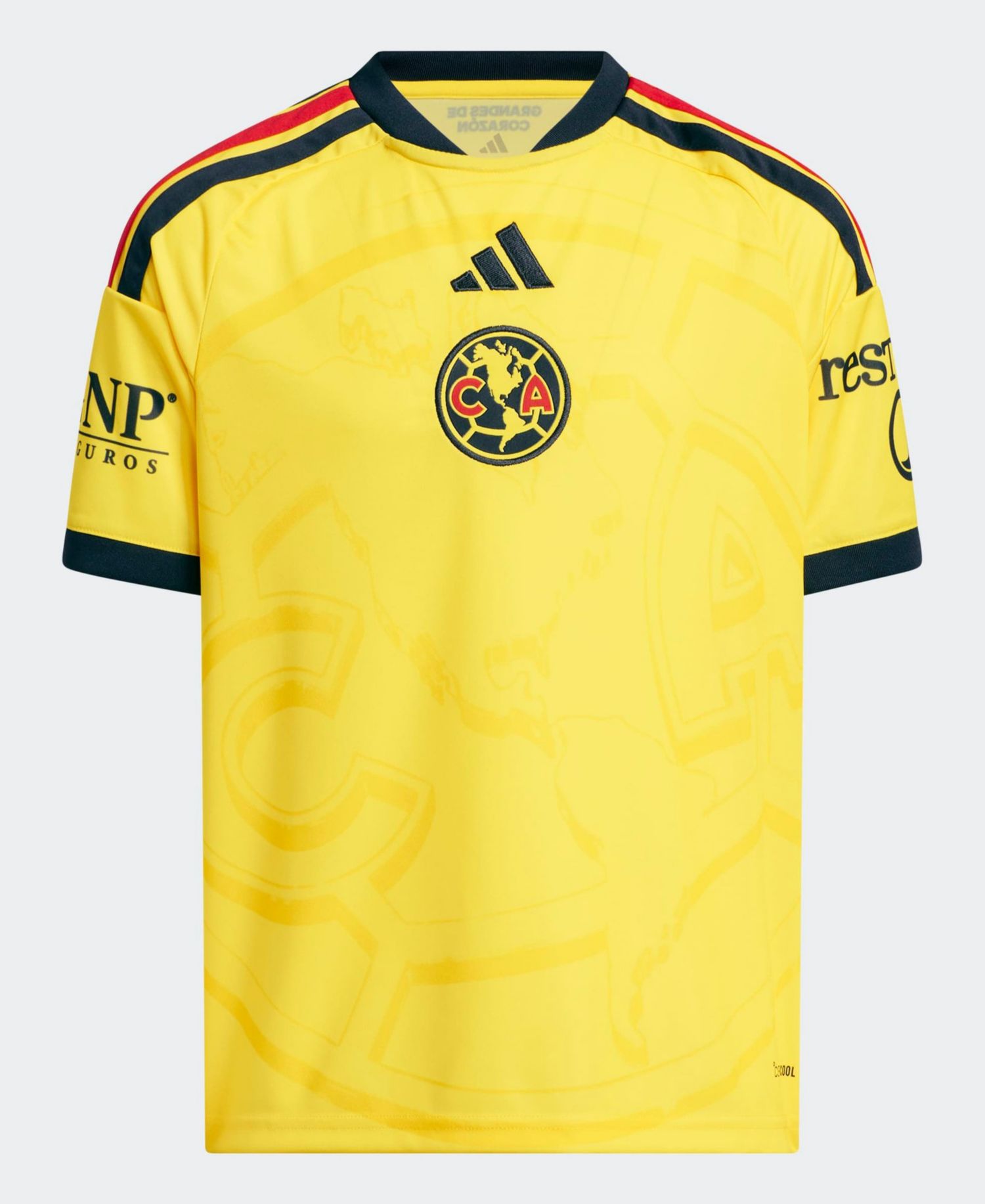 Big Boys and Girls Yellow Club America 2026/27 Home Replica Jersey
