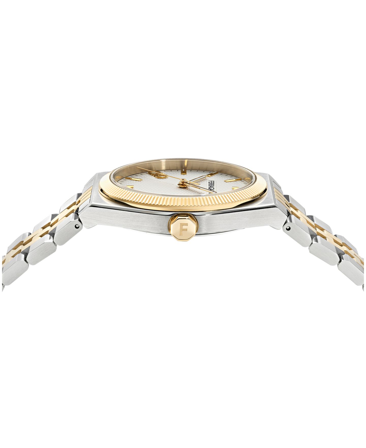 Мужские часы Ferragamo Vega Two-Tone Stainless Steel Bracelet Watch 40mm — фото 2