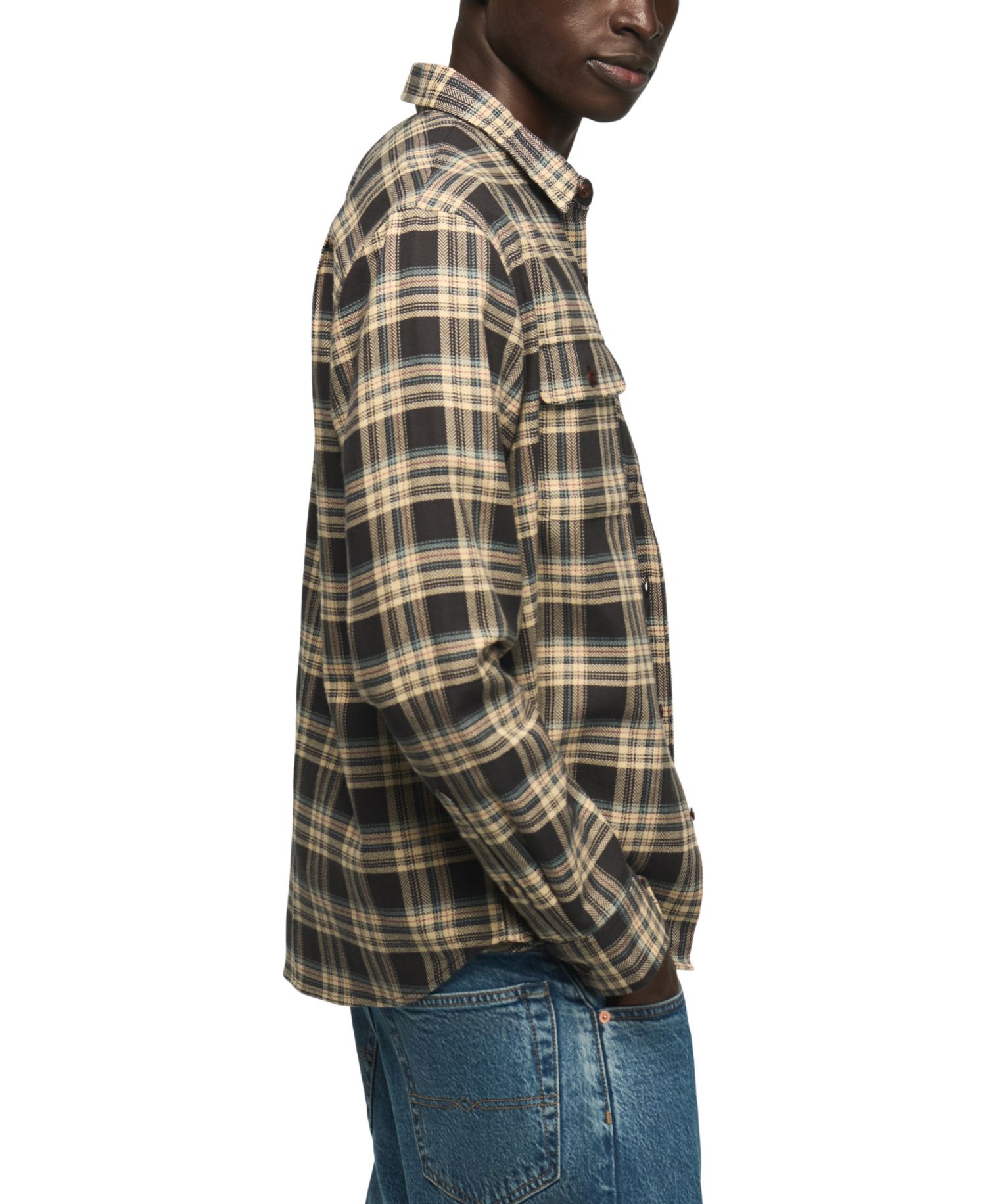 Men's Humboldt Herringbone Plaid Shirt