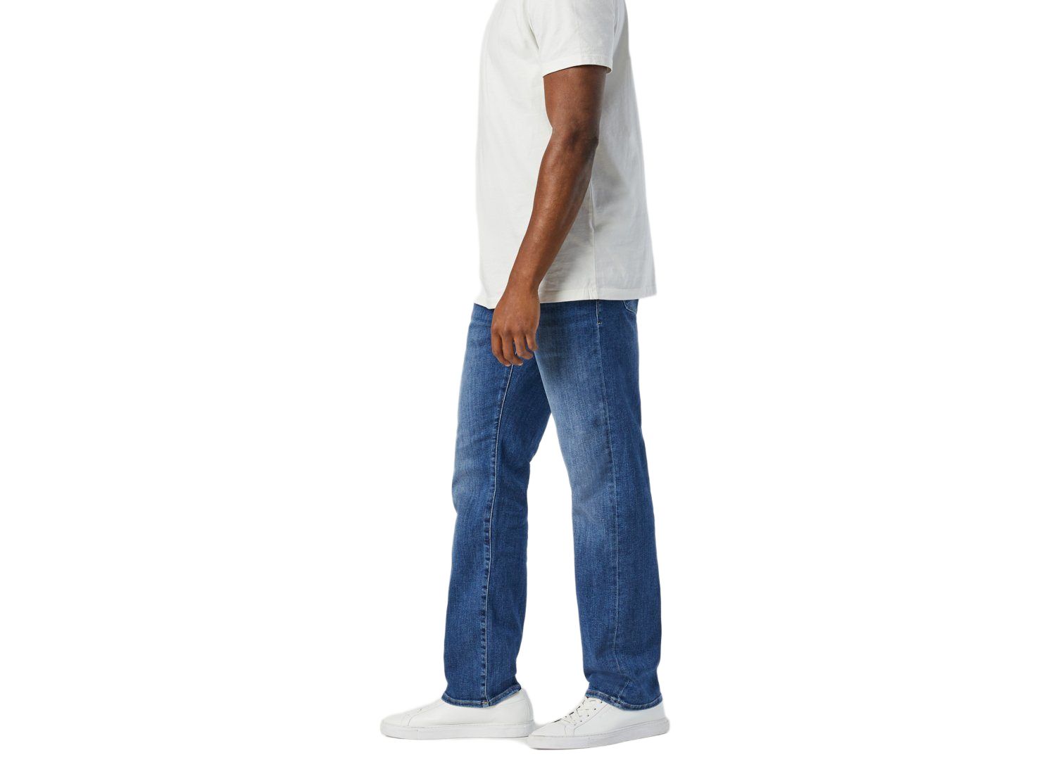Men's Marcus Slim Straight Leg Jeans in Mid Foggy Feather