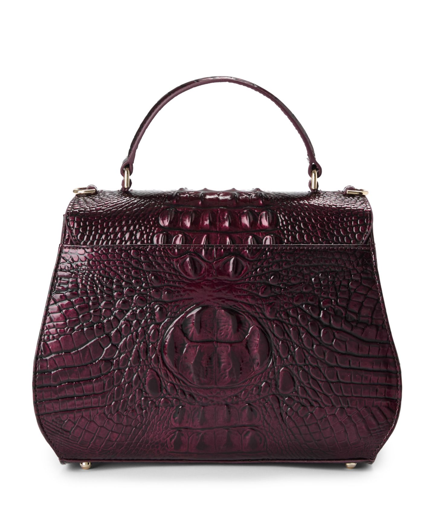 Женская сумка Brahmin Annalise Melbourne Small Leather Satchel, цвет: Тёмно-бордовый — фото 2