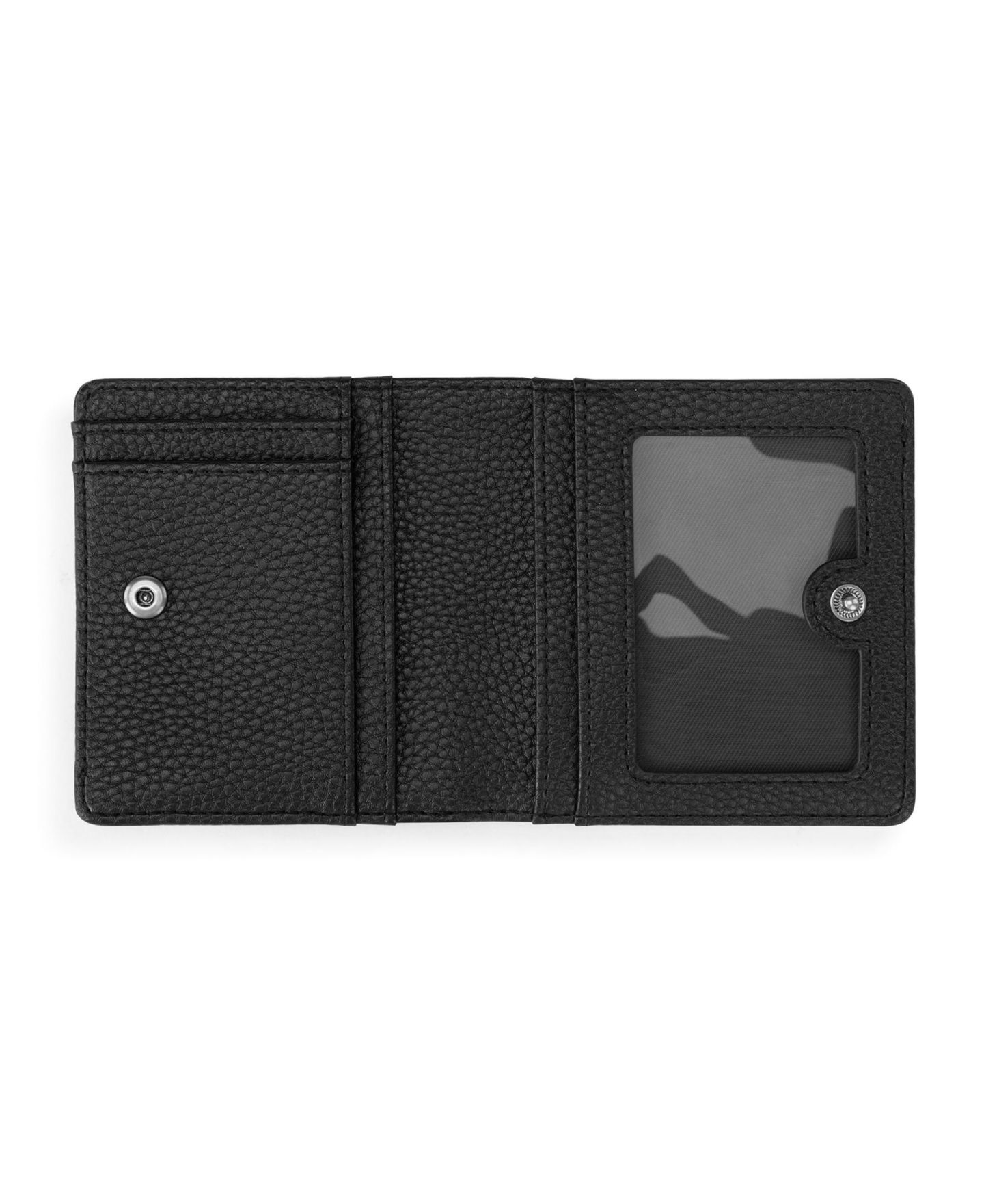 Женский кошелёк The Sak Mira Leather Floral-Emboss Snap Closure Wallet, цвет: Чёрный — фото 2