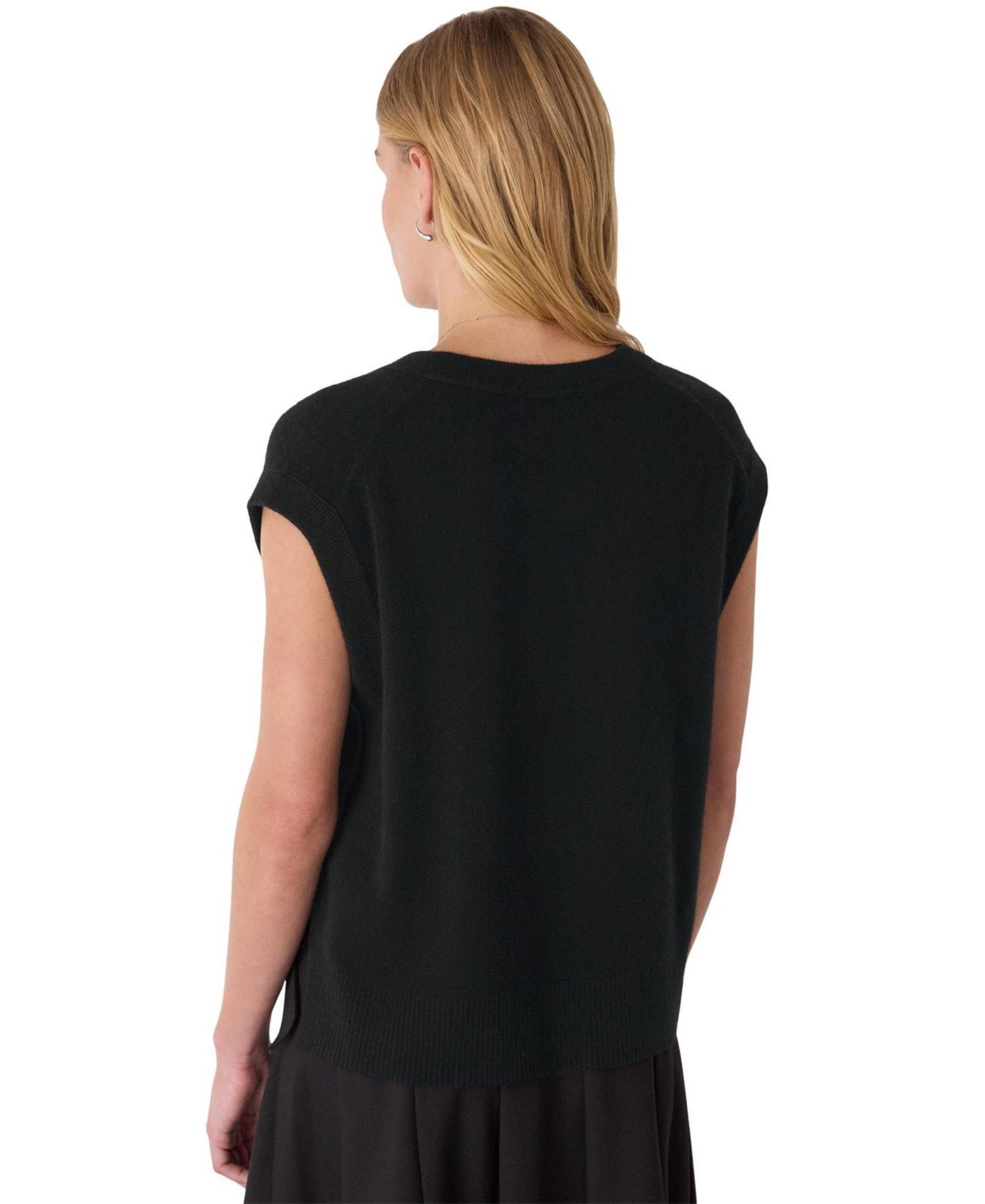 Women's V-Neck Sleeveless Cashmere Tank Vest