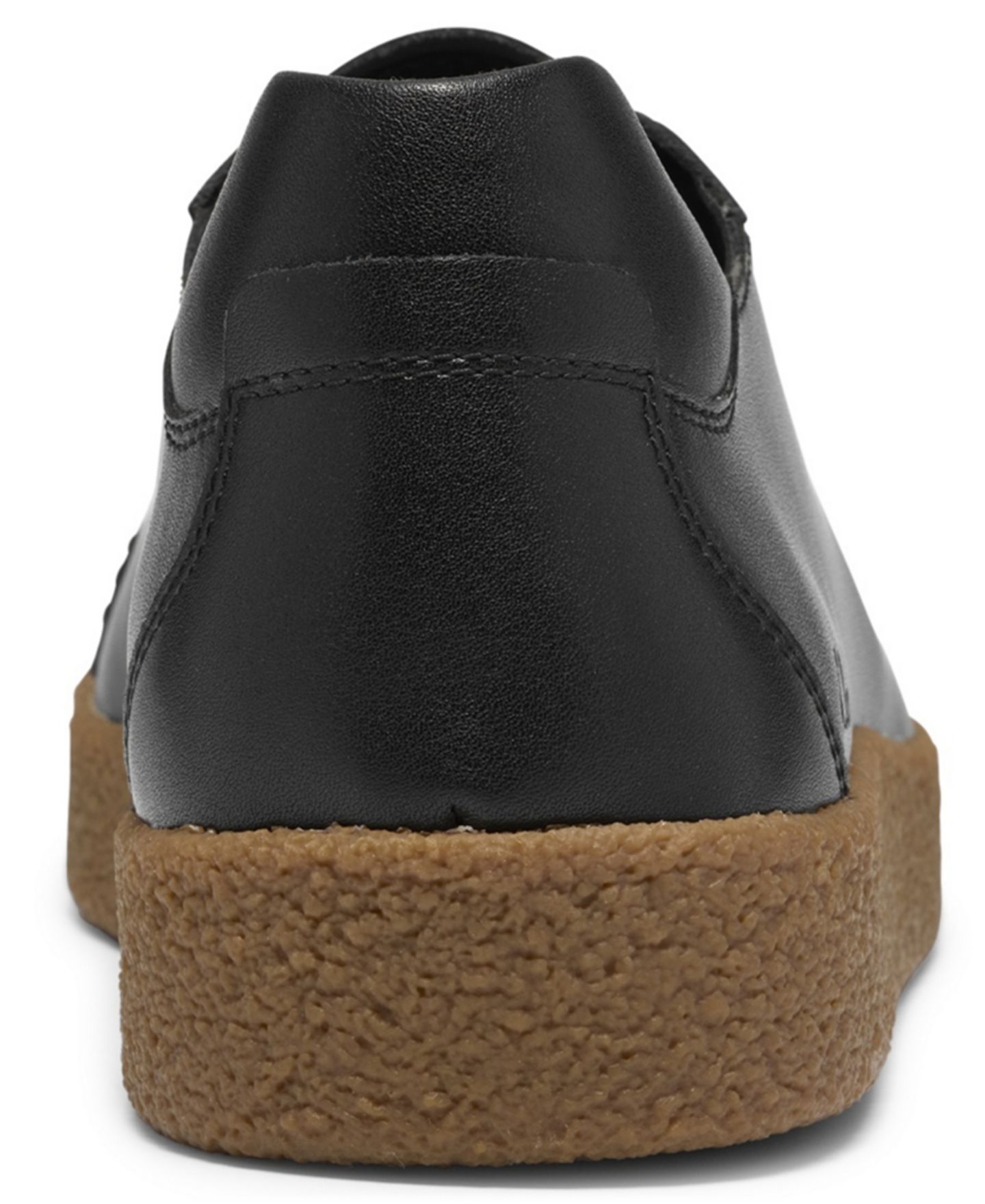 Мужские кроссовки Clarks Smokeford Lace Leather Low-Top, цвет: Чёрный кожаный — фото 3