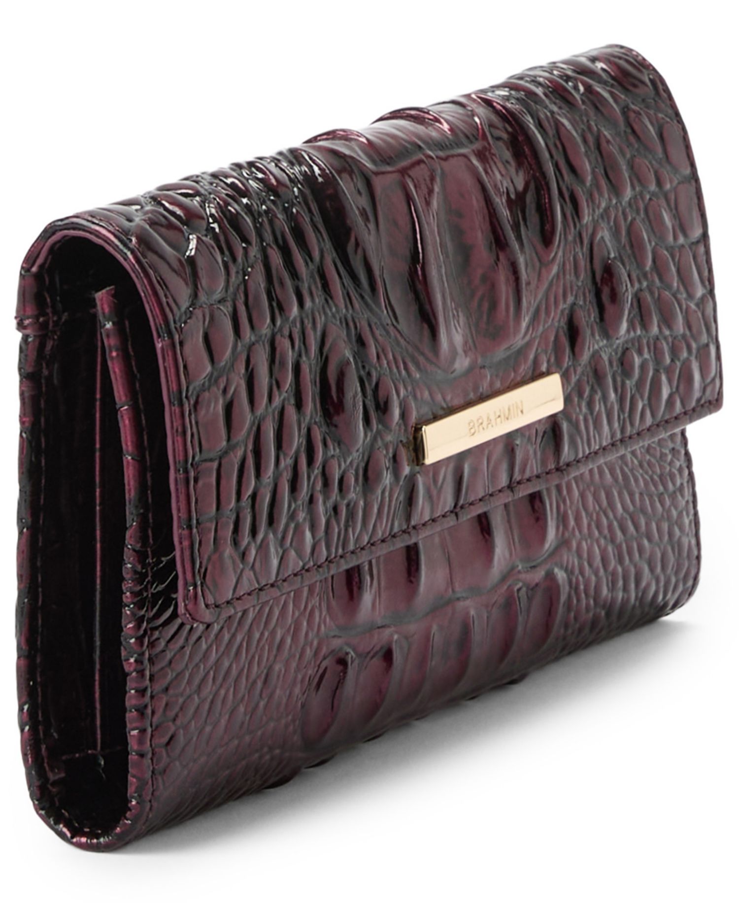 Cordelia Embossed Mini Leather Wallet