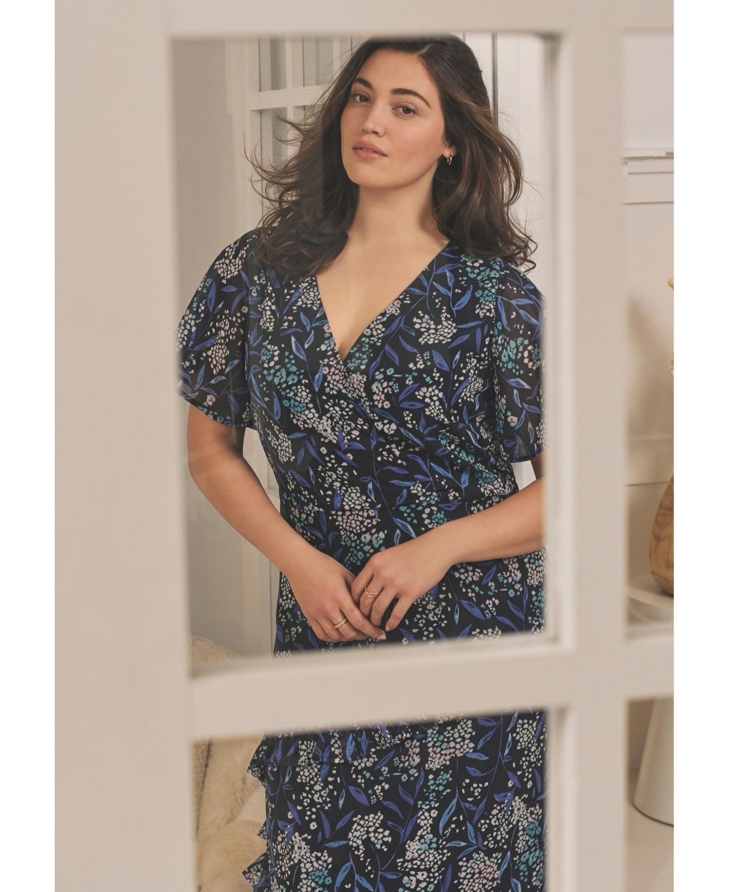 Women's Maxi Ruffle Dress