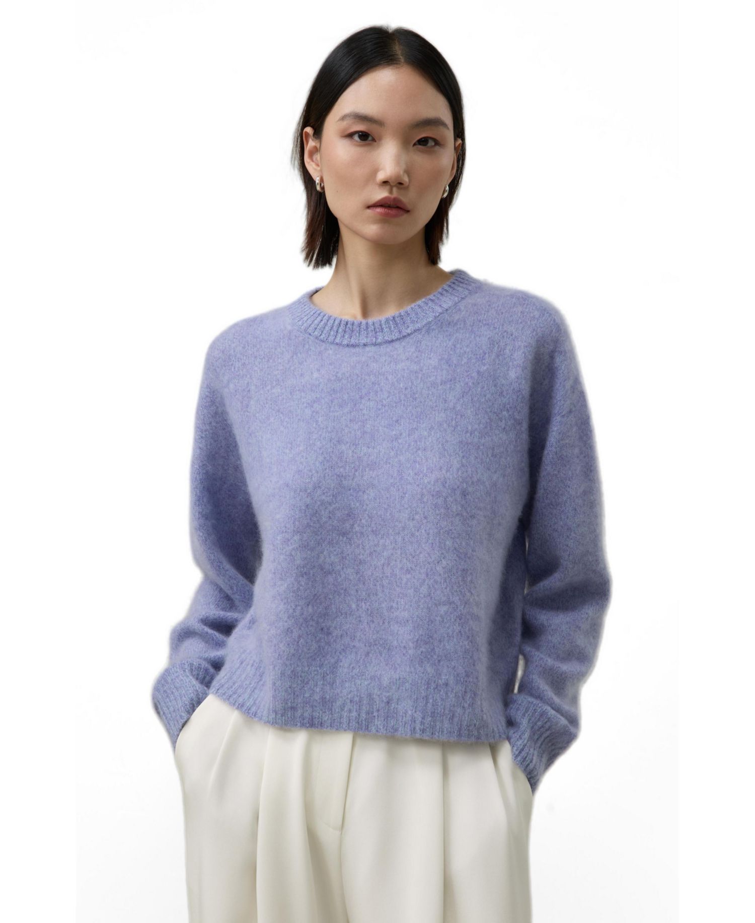 Women's Cashmere Oversized Brushed Sweater