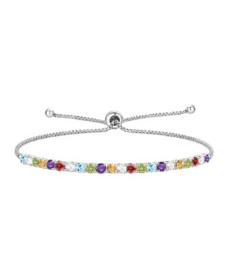 Amethyst (1-5/8 ct. t.w.) Bolo Bracelet in Sterling Silver (Also available in Blue Topaz, Citrine, Garnet, Peridot, and Multi-Gemstone)