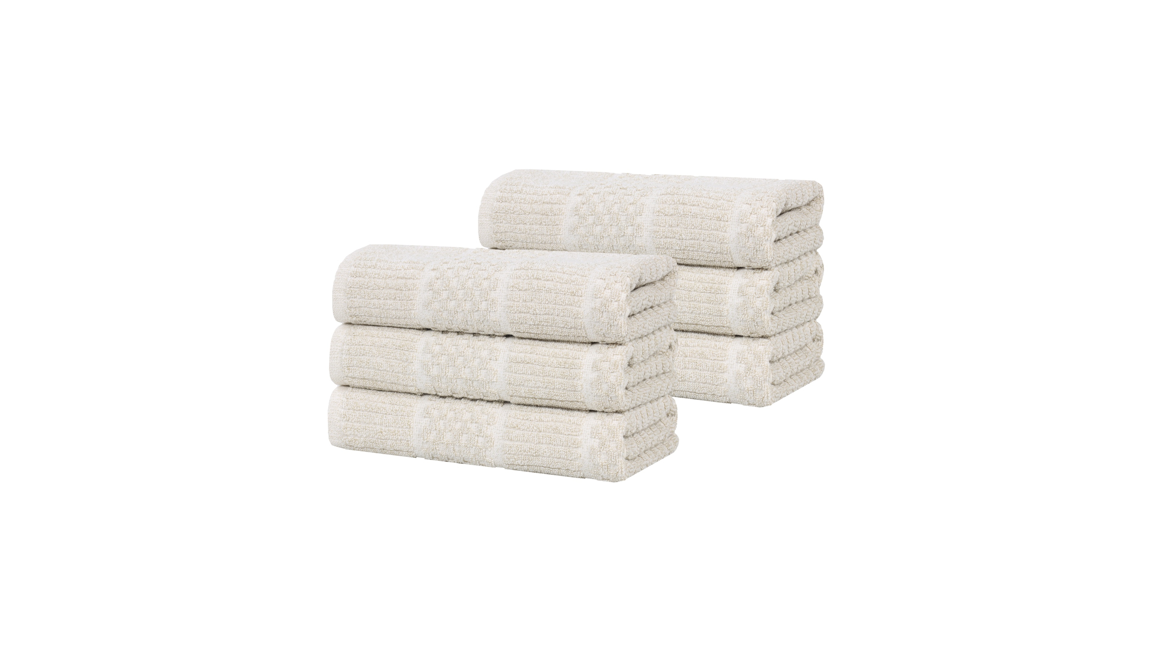 Superior Naples Cotton 6-Piece Hand Towels Set