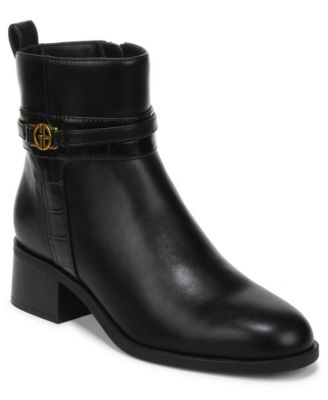 Women's Mansonn Round Toe Block Heel Booties