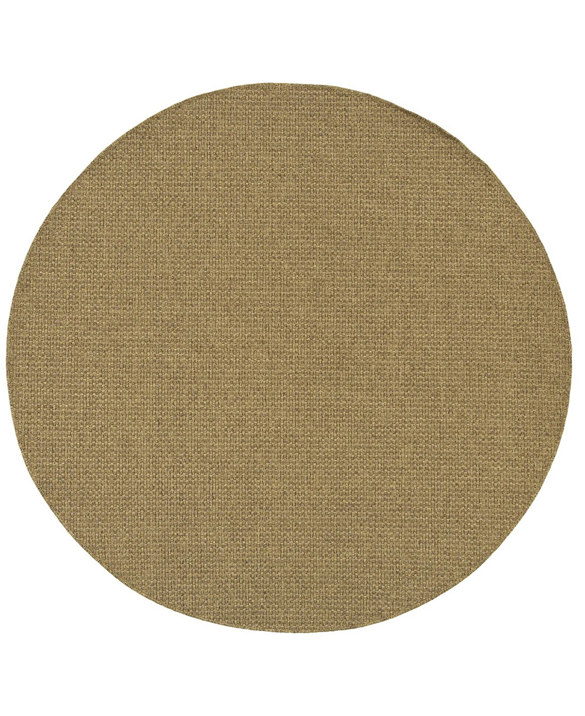 Oriental Weavers Karavia 2160N 8' Round  Round - Tan/ Tan-Polypropylene