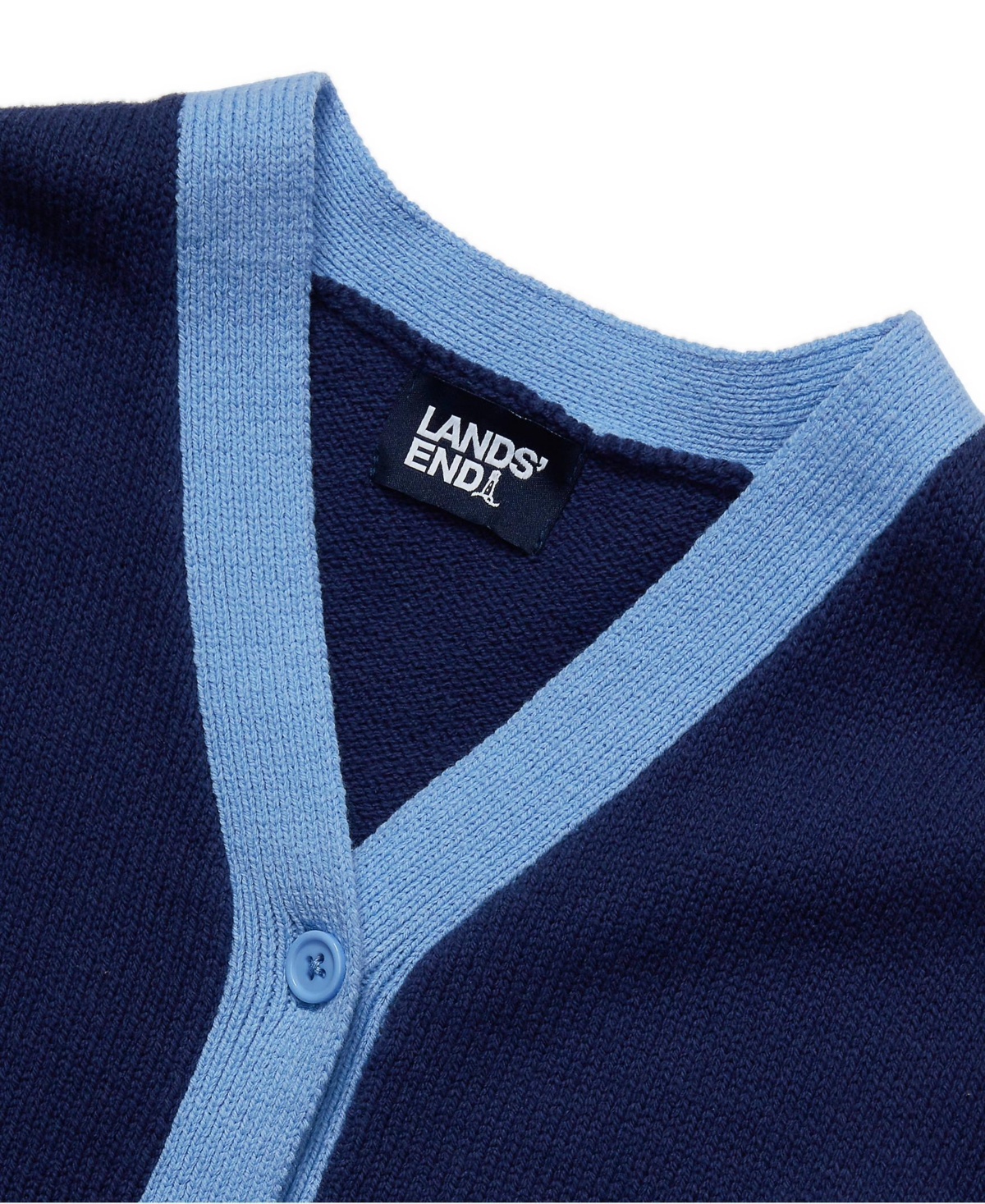 Lands' End Girls Long Sleeve Cardigan