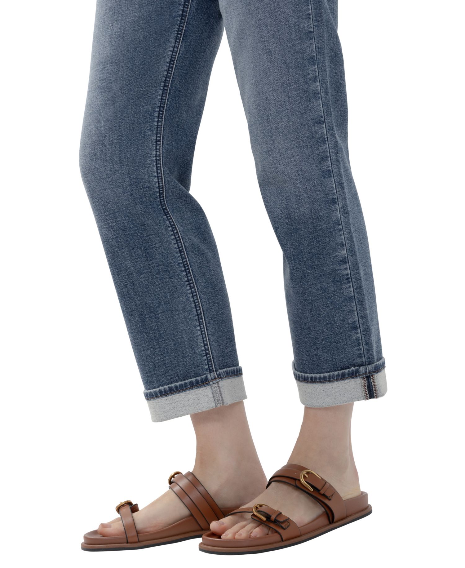 Women's Chelsea Straight Low-Rise Straight-Leg Jeans