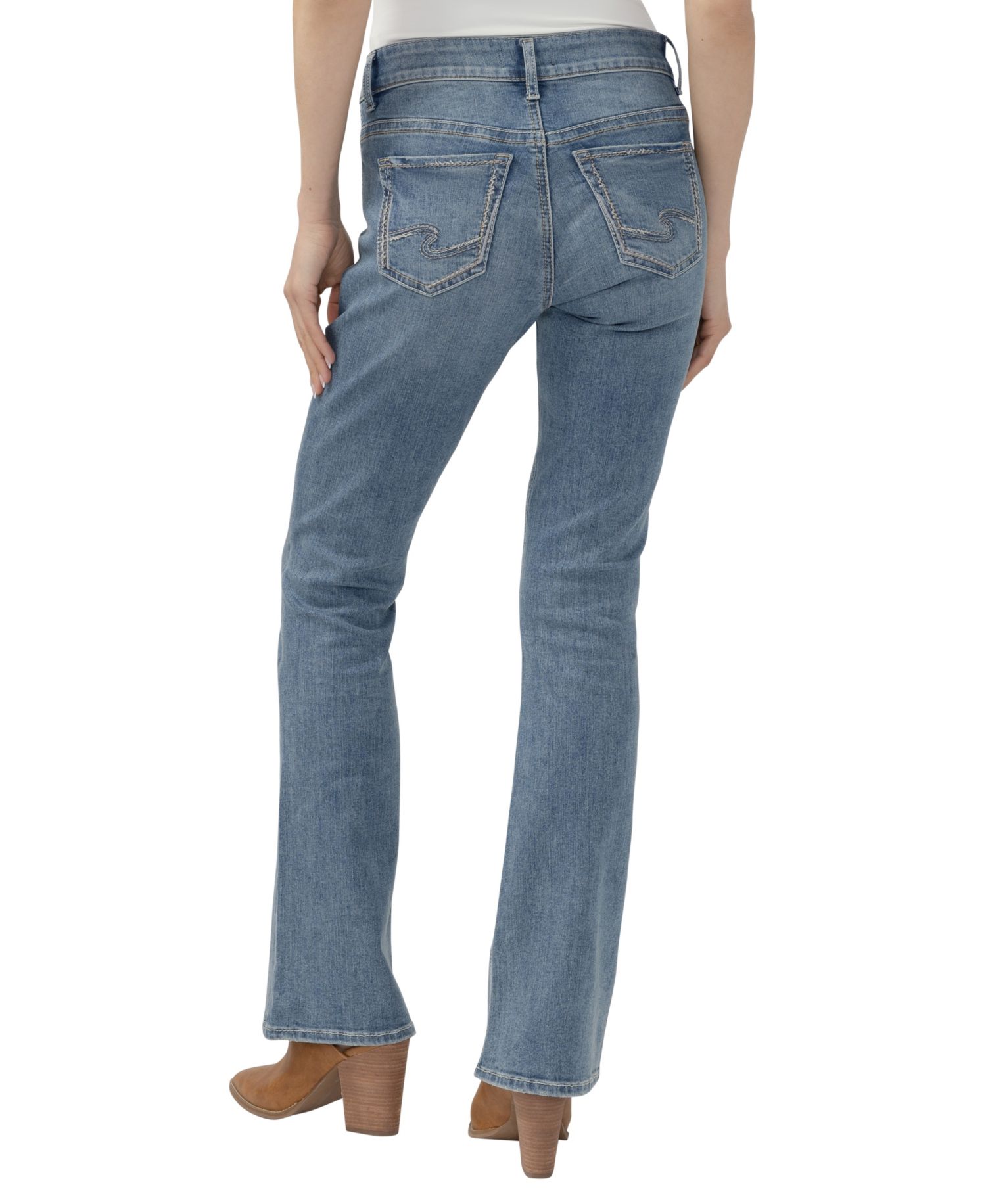 Women's Elyse Low-Rise Curvy-Fit Bootcut Jeans