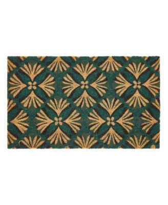 Tribal Finn Outdoor Coir Doormat, 18" x 30"