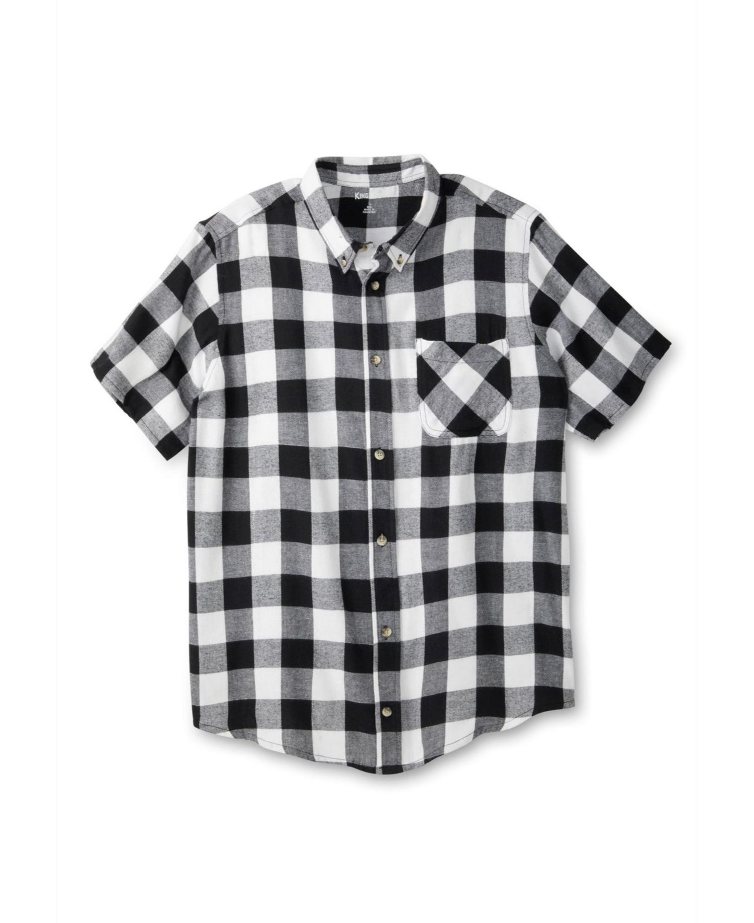 Men's Short Sleeve Flannel Shirt