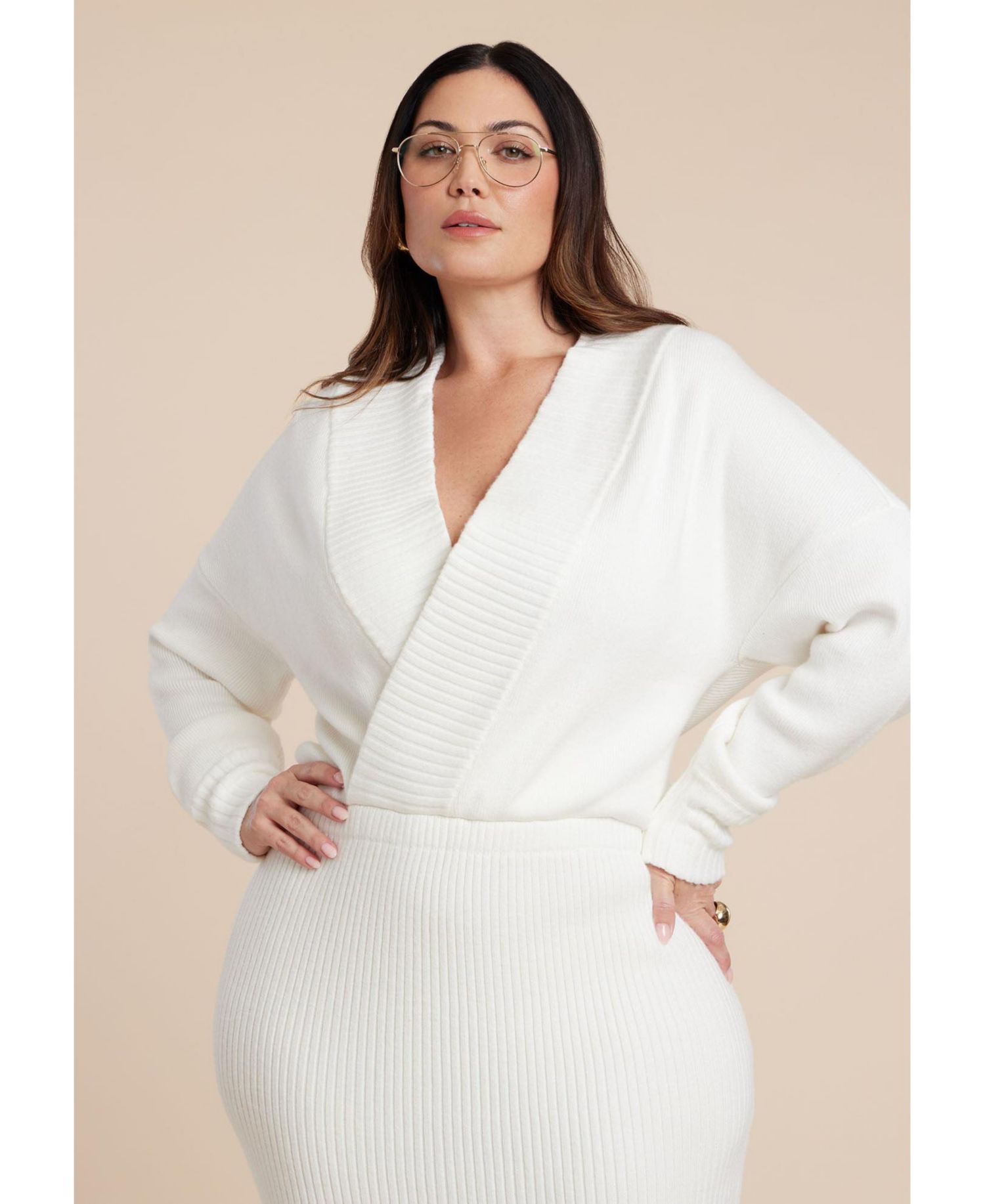 Women's Wrap Sweater Maxi Dress