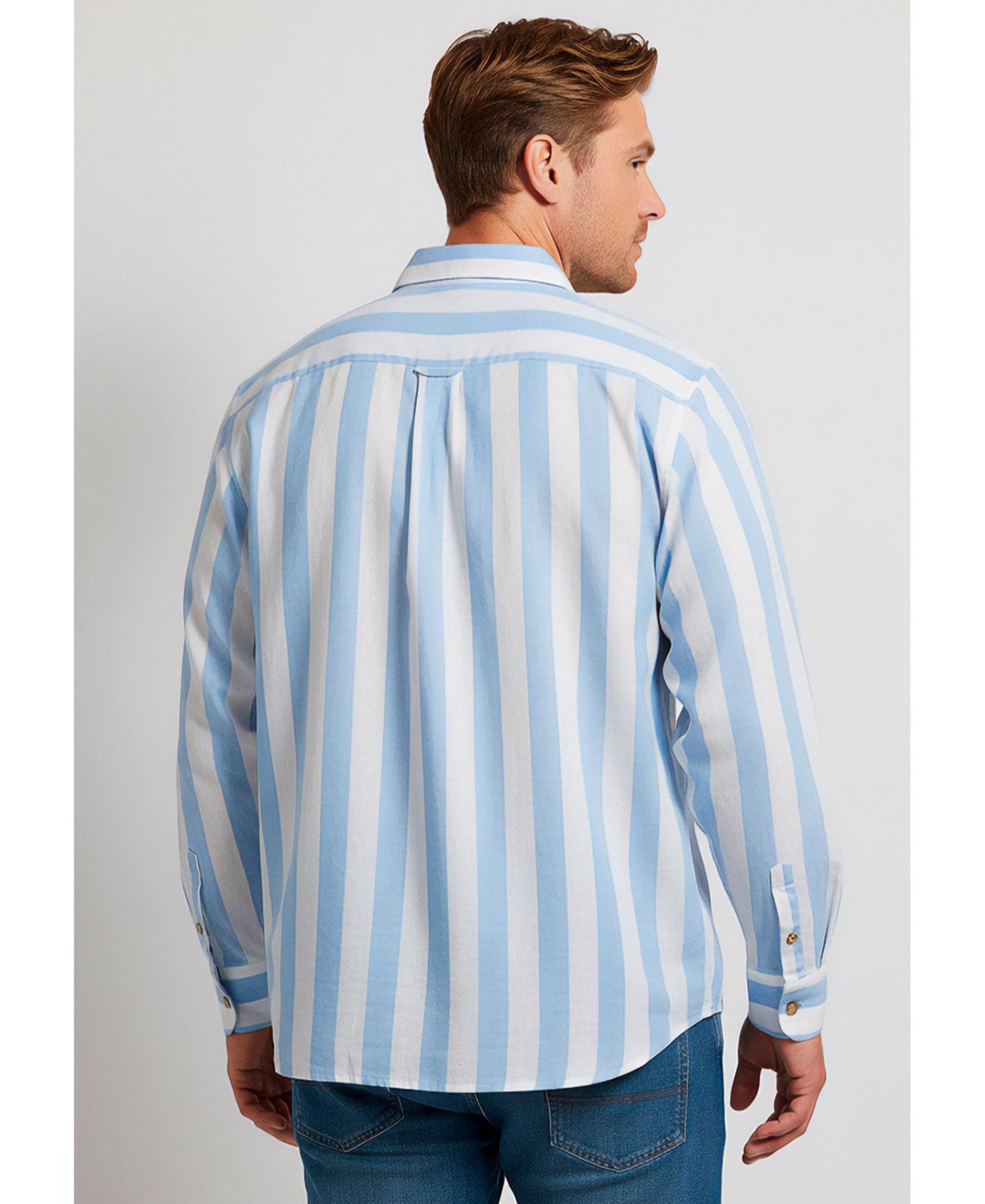 Men's Long Sleeve Linen Shirt
