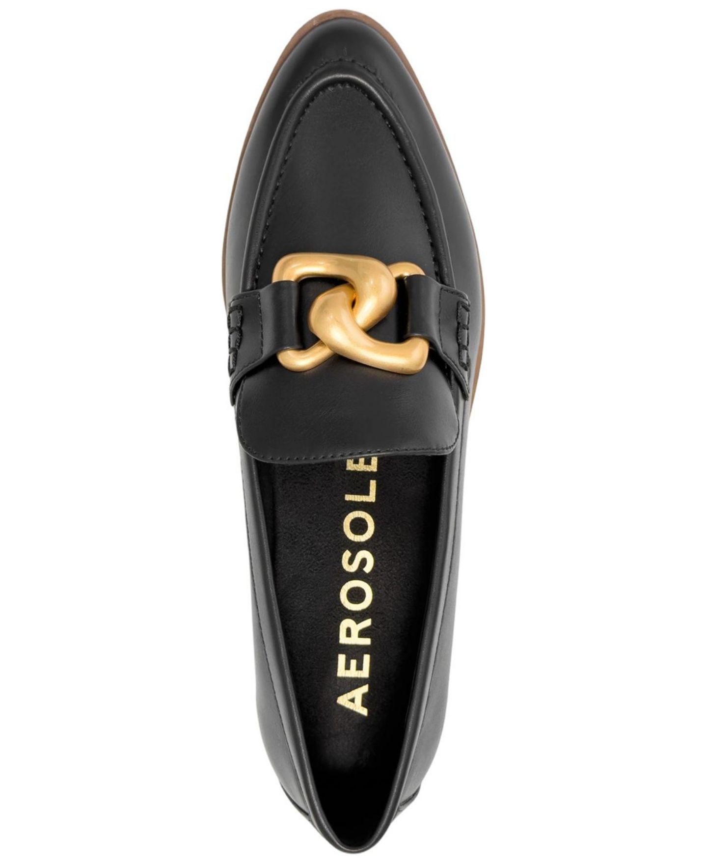 Женские туфли Aerosoles Everno Tailored Slip-On, цвет: Чёрная искусственная кожа — фото 4