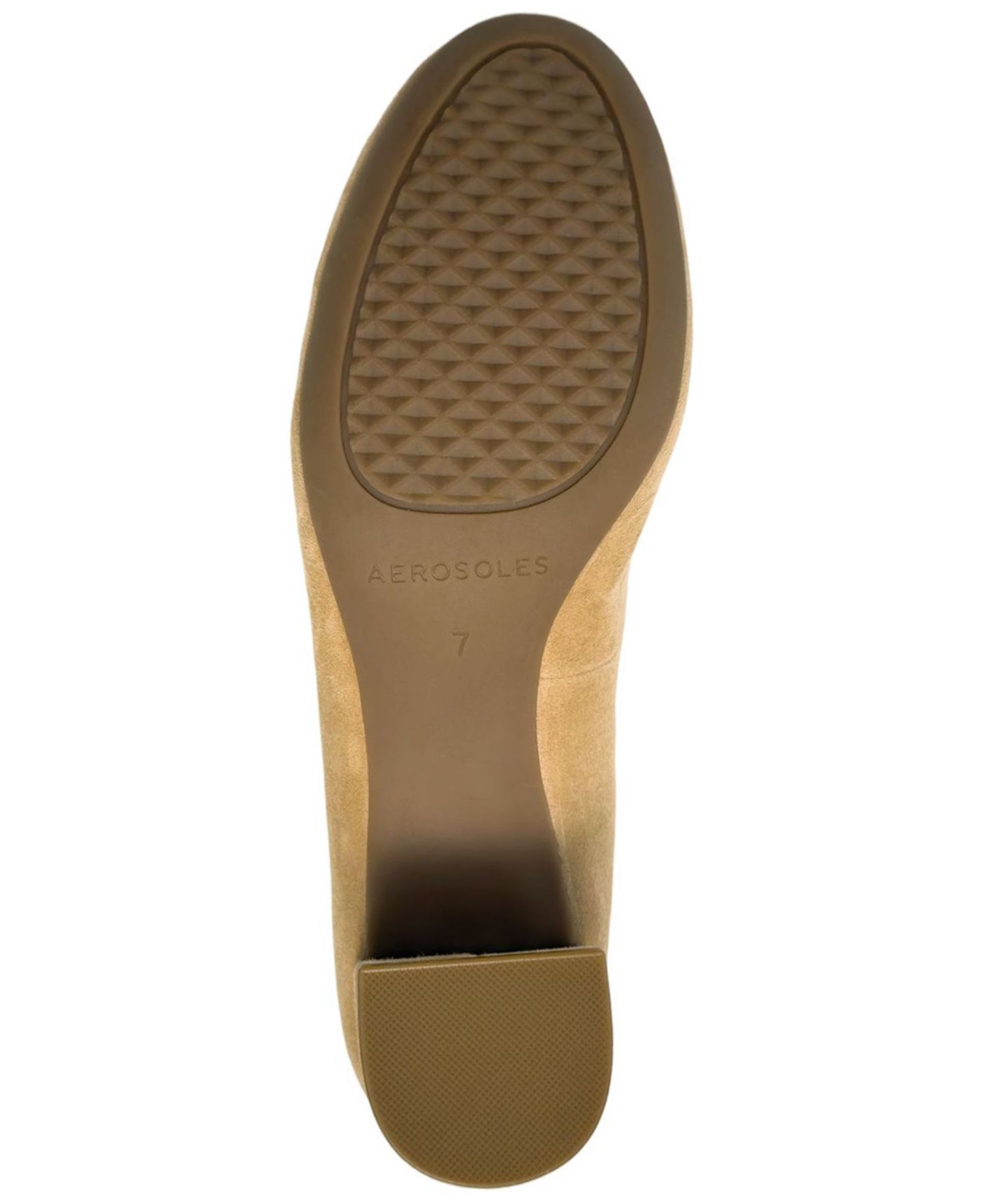 Женские туфли Aerosoles Ebel Round Toe Dress Pumps, цвет: Верблюжий замшевый — фото 5