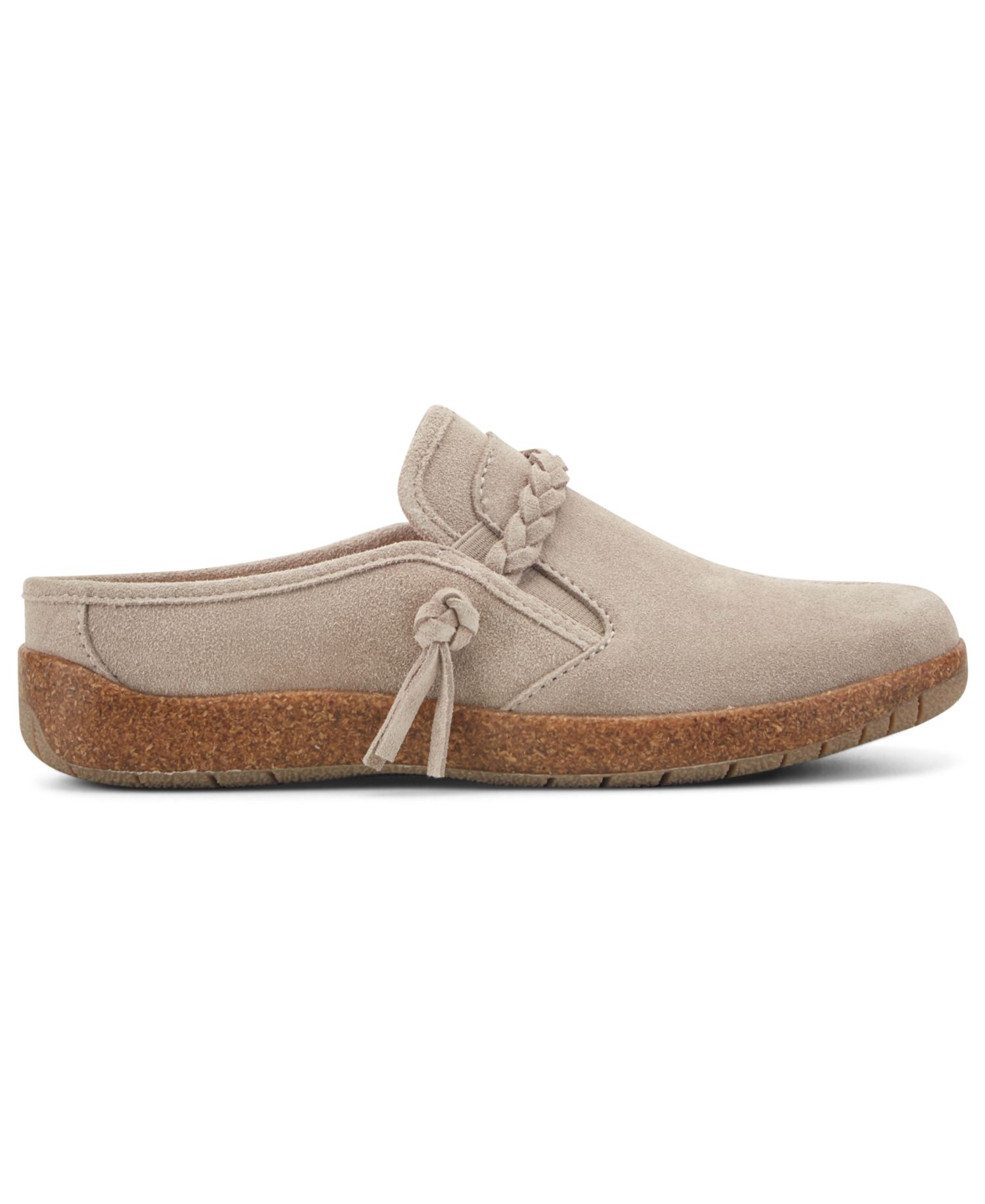 Women's Rosalin Suede Braided Slip-On Clogs