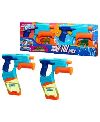Super Soaker Dunk-Fill  2-Pack Pump-Action Water Blaster, 10.1 oz Capacity, Ages 6+