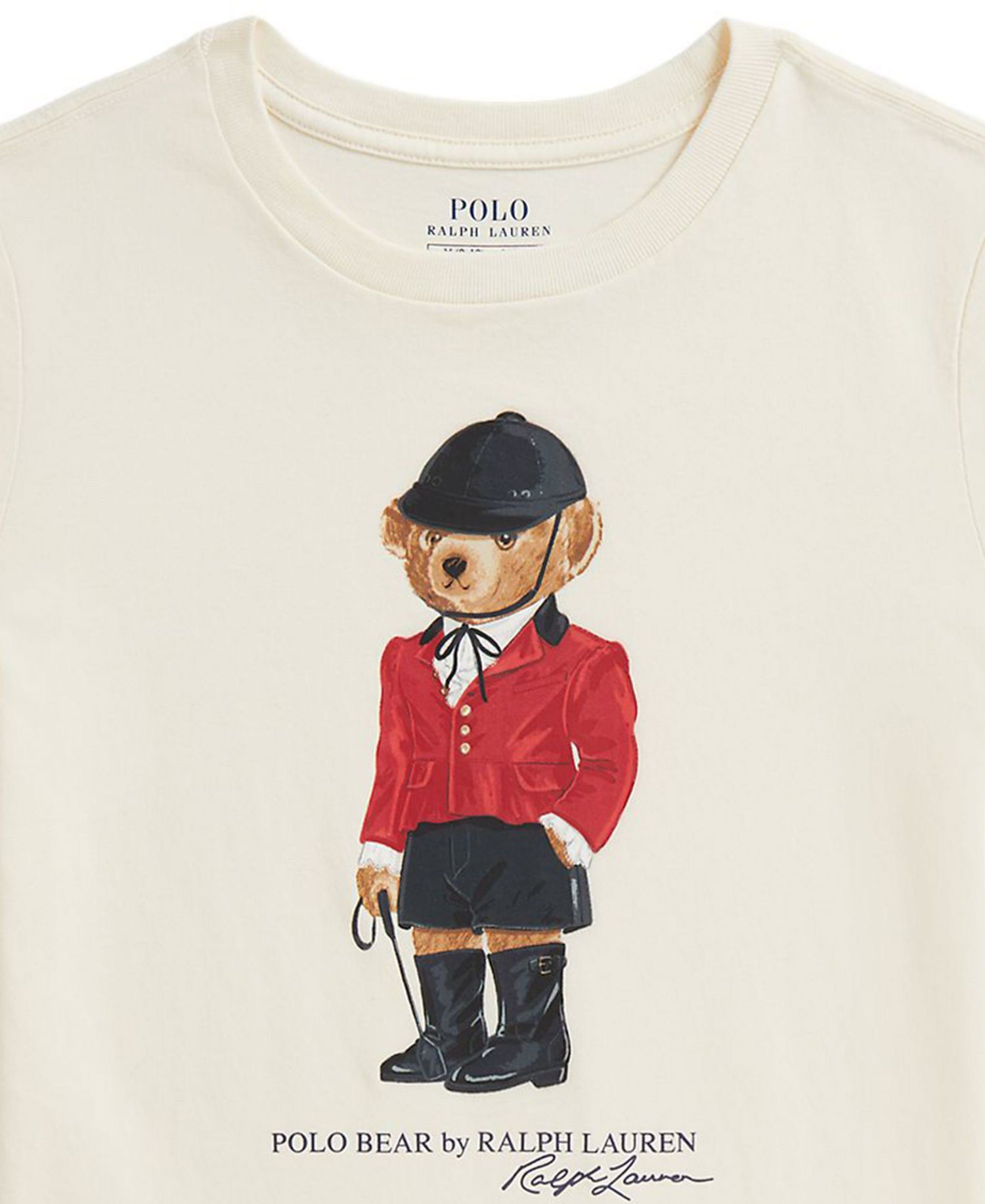 Girls' 7-16 Polo Bear Graphic Cotton T-Shirt