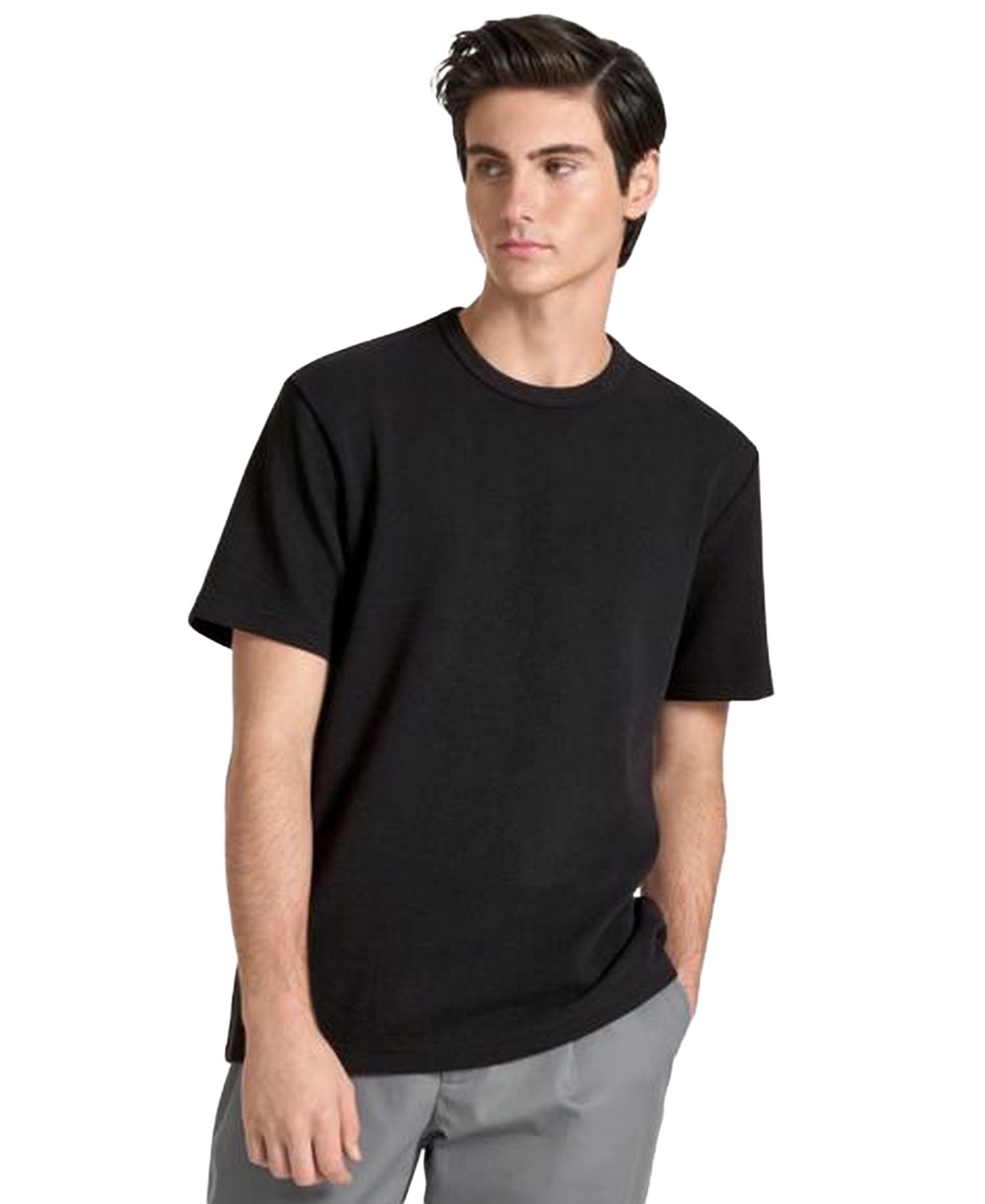 Men's Wilton Textured Crewneck Classic-Fit T-Shirt