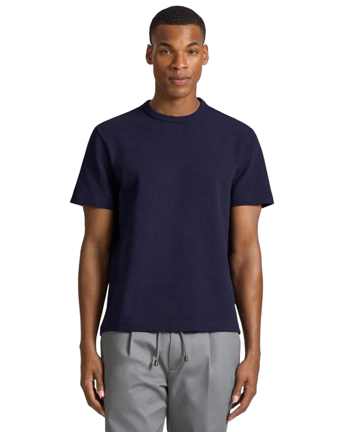 Ted By Ted Baker Men's Wilton Textured Crewneck Classic-fit T-shirt In Blue