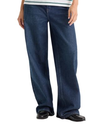 Women's Vintage Wide High-Waisted Jeans