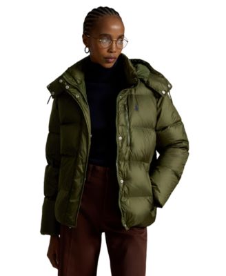 Women's Water-Resistant Long-Sleeve Quilt Jacket
