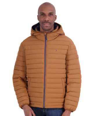 Men's Stretch Hooded Packable Jacket