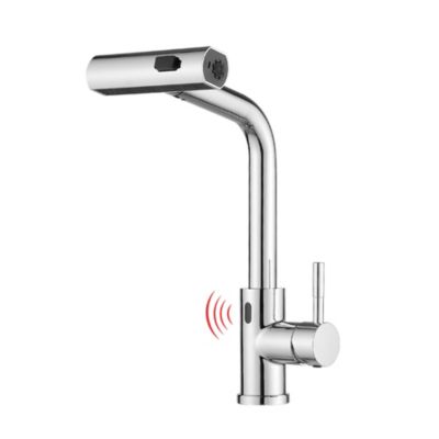 Touchless Kitchen Faucet, Single Handle Pull-Down Sprayer with 3-Function Spray, Motion Sensor and 360degree(s) Swivel