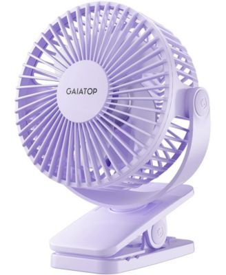 Portable Clip on Fan Battery Operated,  3 Speed Quiet 360degree(s) Rotate, USB Rechargeable Mini Personal Cooling Fan for Desk Table