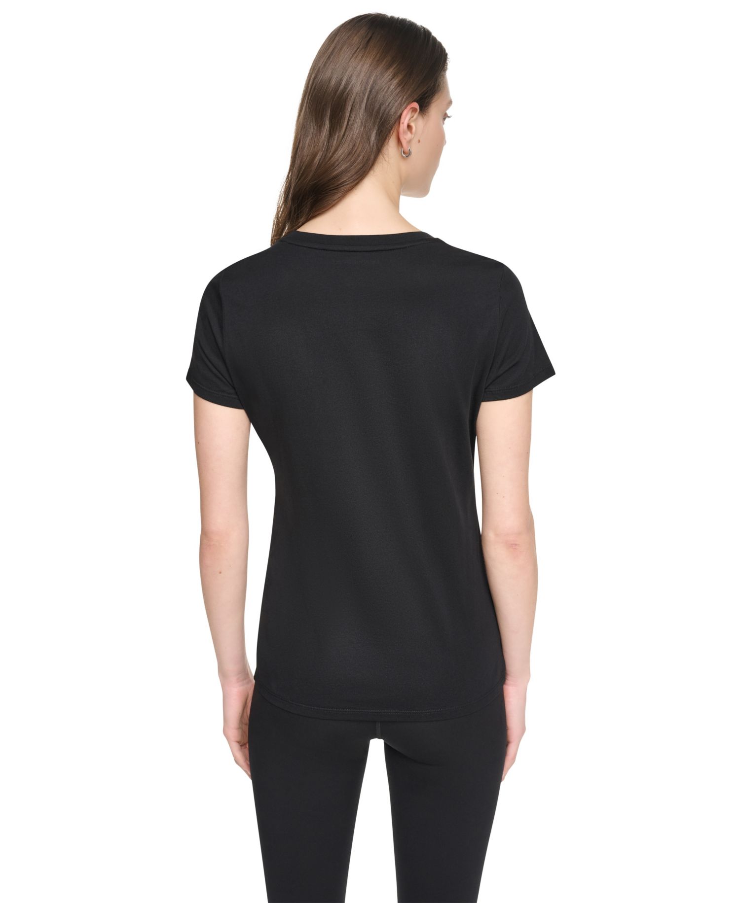 Women's Flocked Logo Crewneck T-Shirt