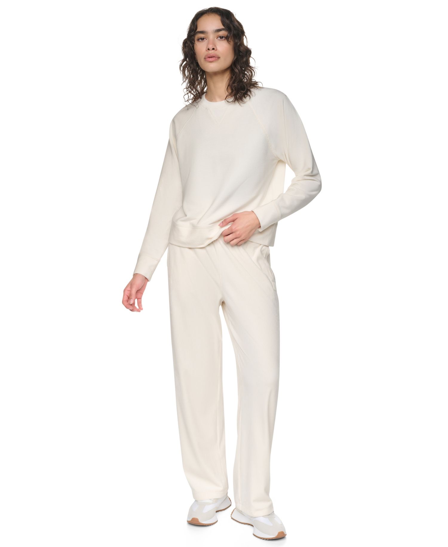 Women's Full Zip Ribbed Super-Soft Velour Hoodie