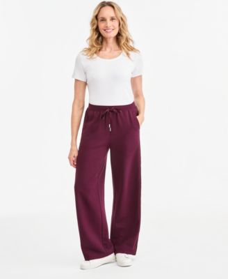 Women's LuxLounge Fleece Drawstring-Waist Pants