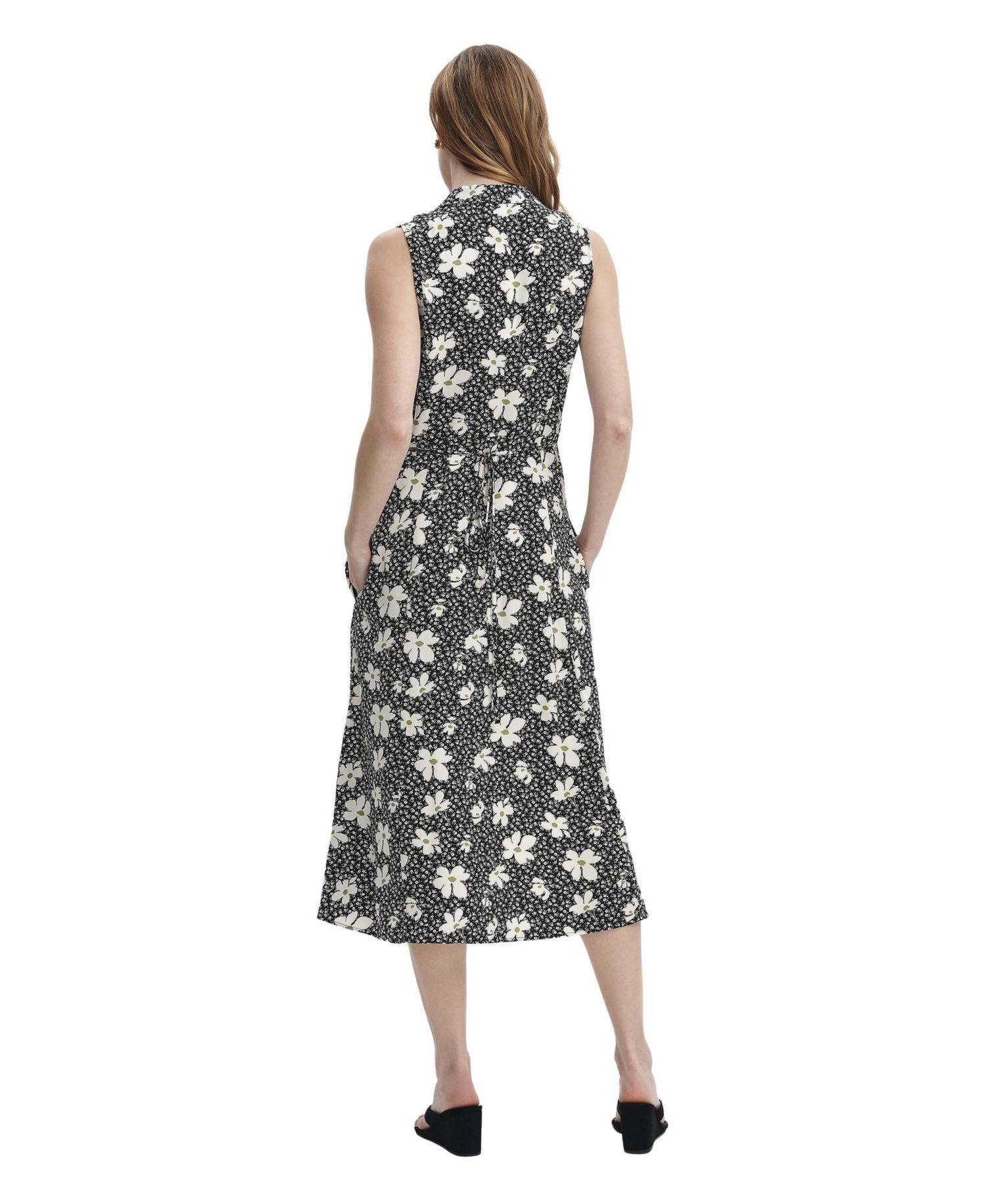 Women's Beatrice Midi Floral-Print Shirt Dress with Pockets